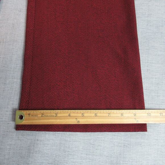 7th Avenue Suiting Collection Pants Womens 10 Red Dress Straight Classy Work - Picture 12 of 15